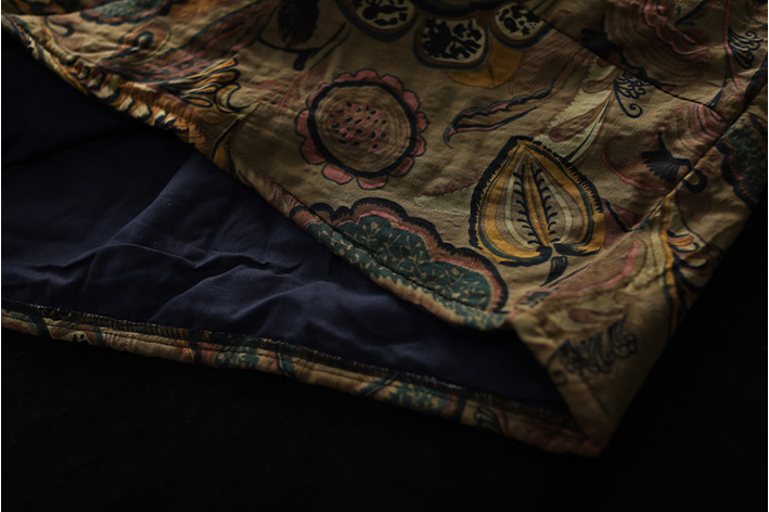 Style Padded Quilted Printed Skirt