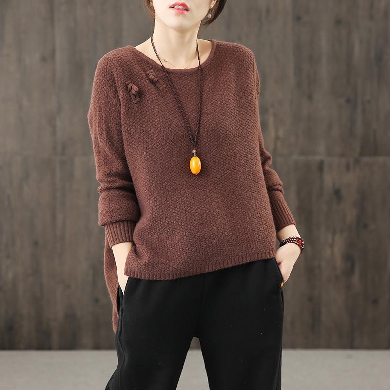 Loose Pullovers Irregular Sweaters