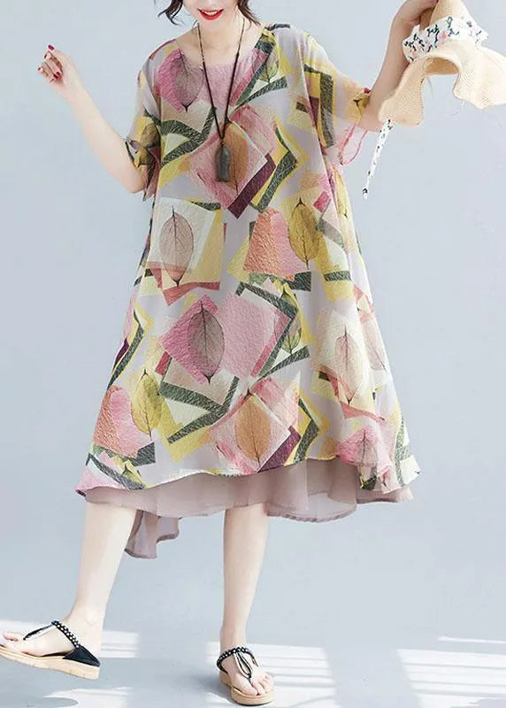 French O Neck Large Hem Clothes Neckline Dresses