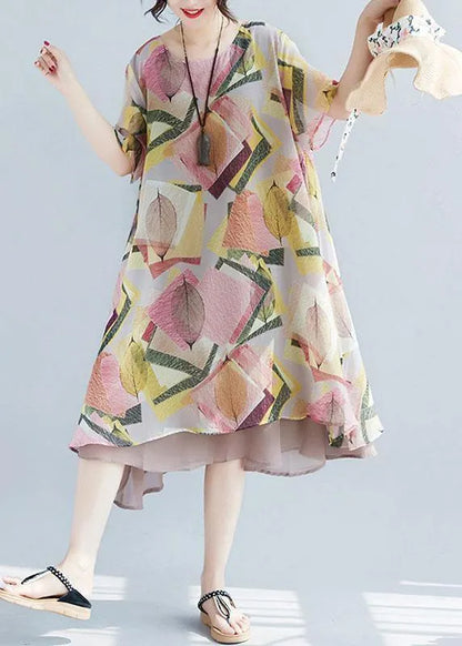 French O Neck Large Hem Clothes Neckline Dresses