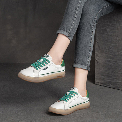 Summer Thin Leather Retro Shoes