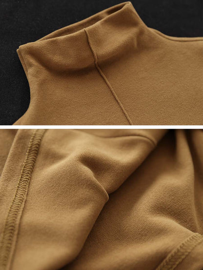 Autumn Artsy Warm Turtleneck T-shirt