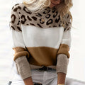 Julieta® | Elegant women's sweater with leopard print