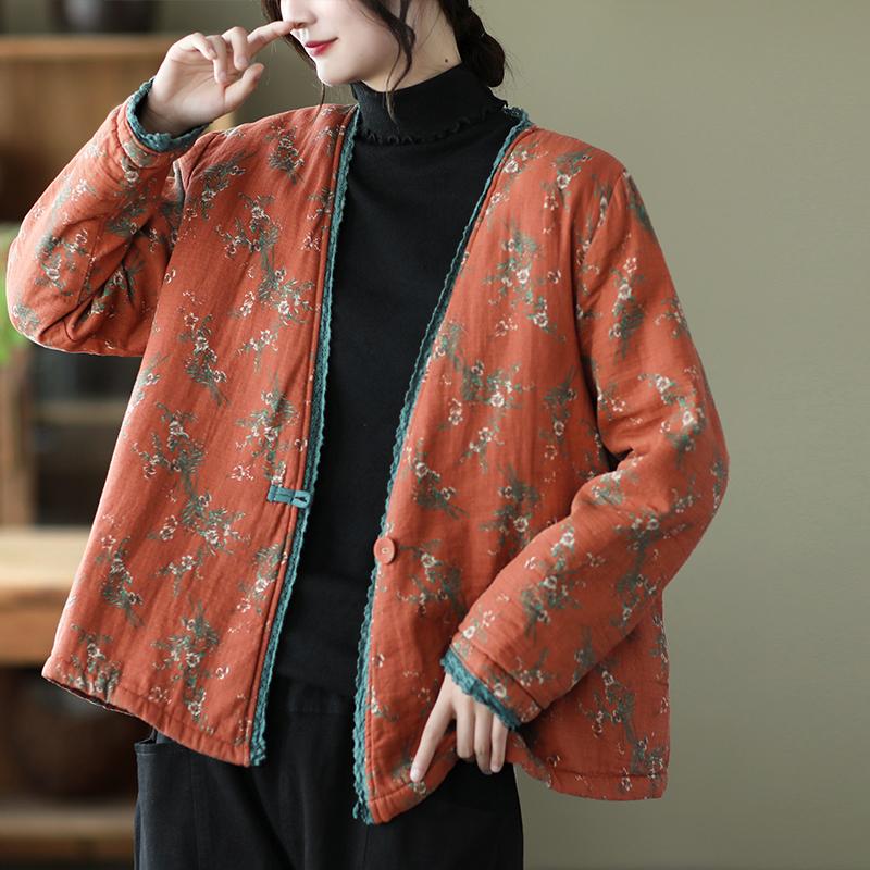 Autumn Winter Loose Thick Cotton Coat