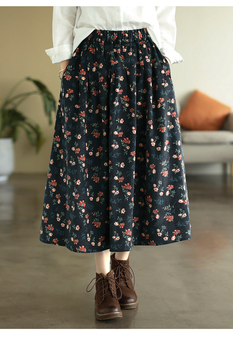 Corduroy Skirt