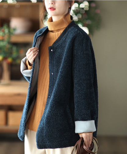 Retro Soft Lamb Wool Coat