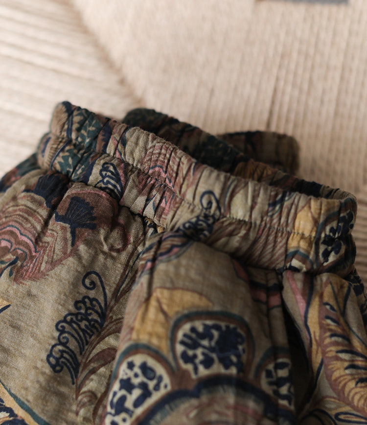 Patchwork Large Thermal A-line Skirt