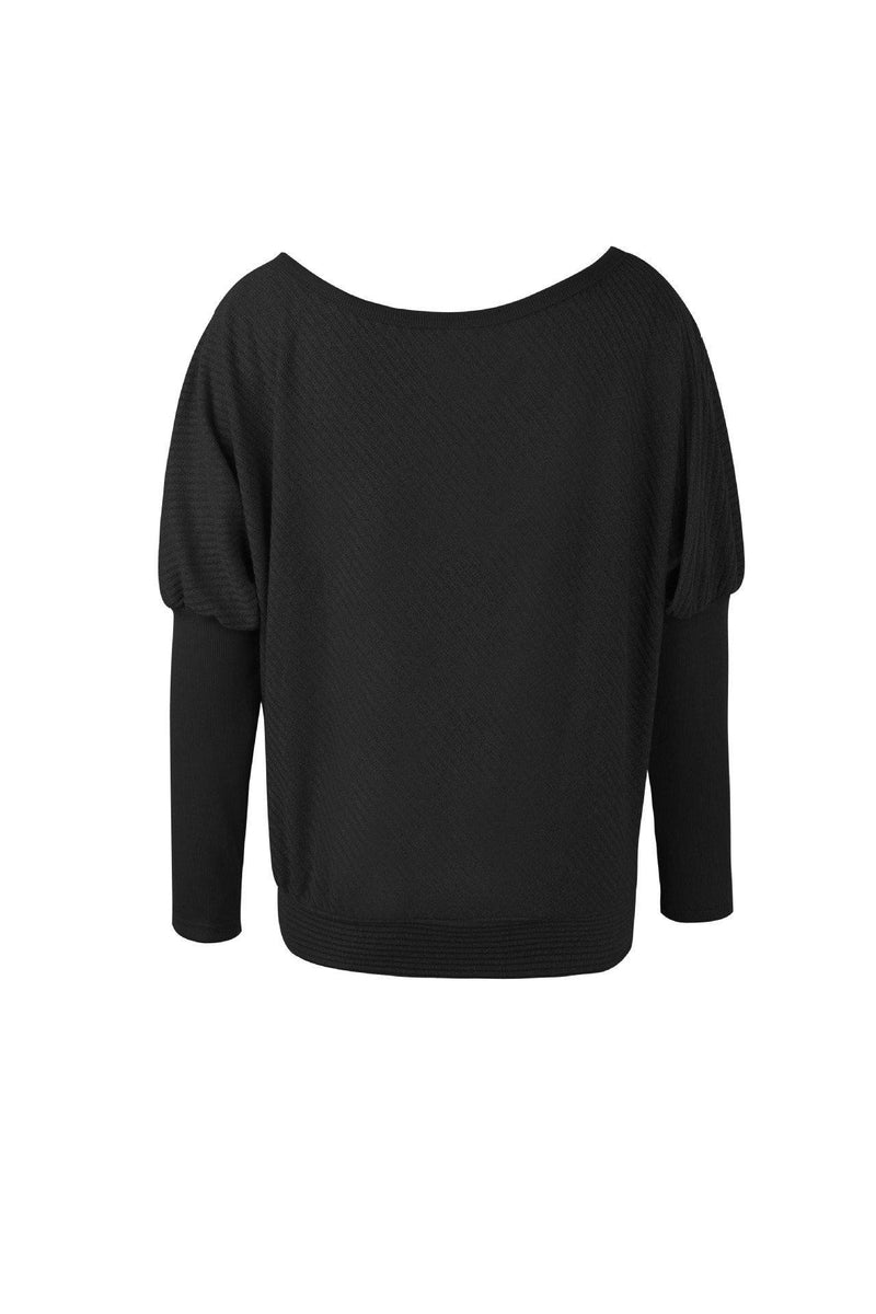 Color Drop Shoulder Sweater