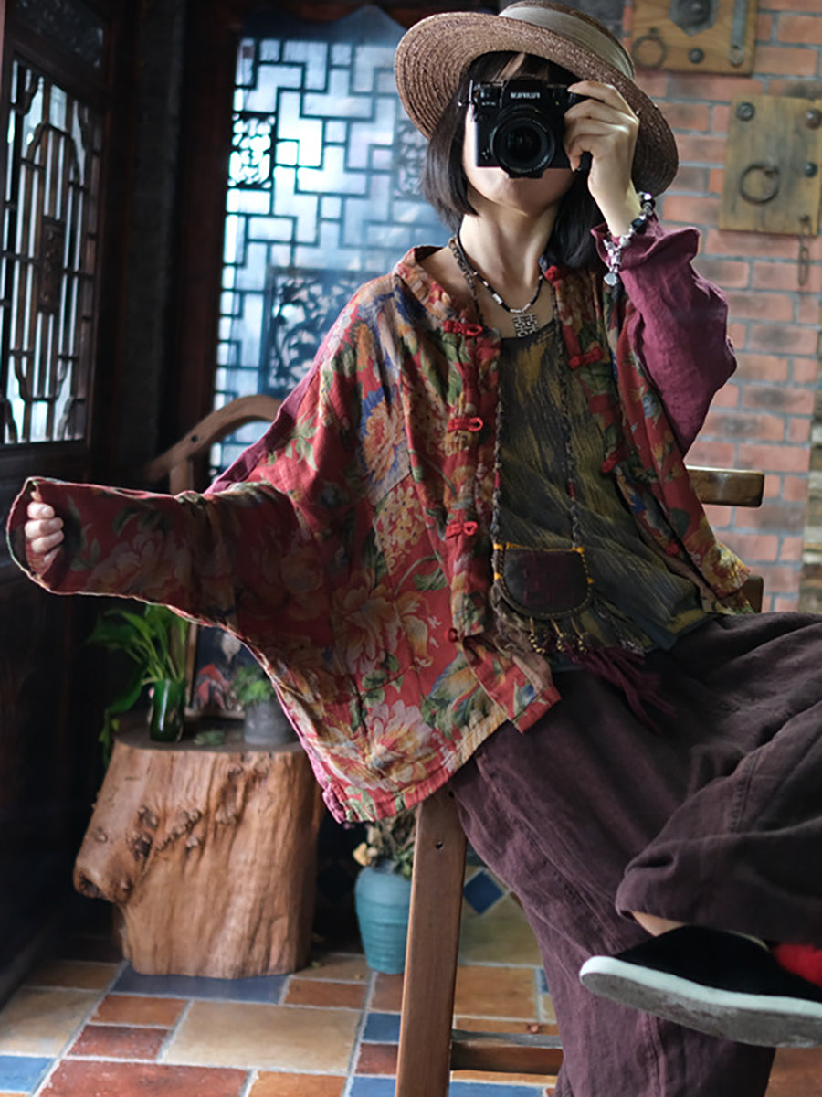 Colorblock Loose Shirt