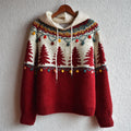 Comstylish Christmas Lights Design Women's Hooded Sweater