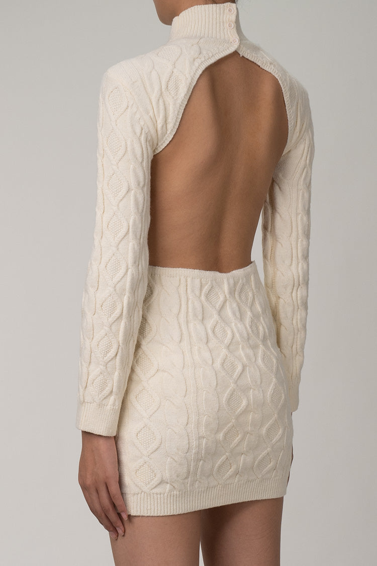 Phoebe® | Retro knit sweater dress