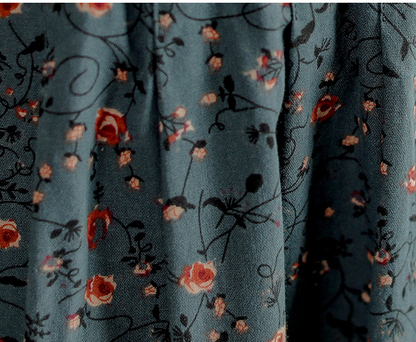 Retro Literary Mid-length Skirt