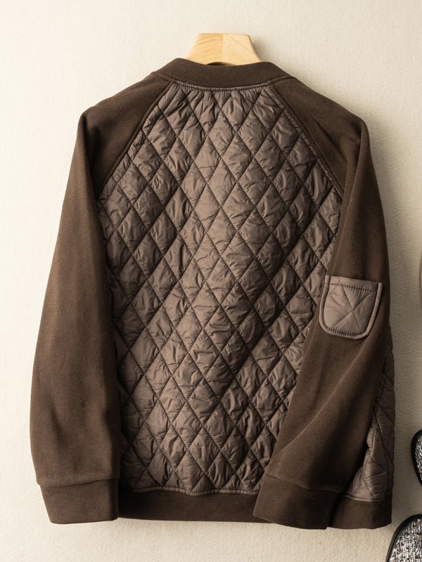 Classic Plaid Loose Versatile Coat With Pockets