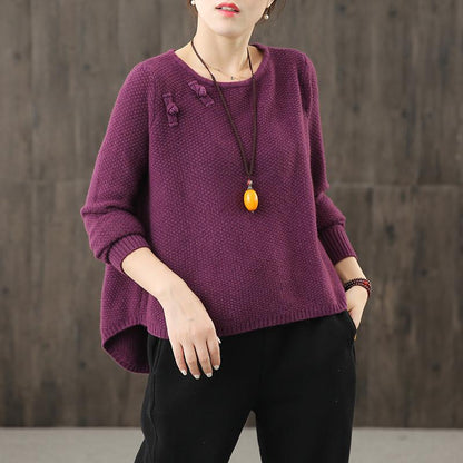 Loose Pullovers Irregular Sweaters