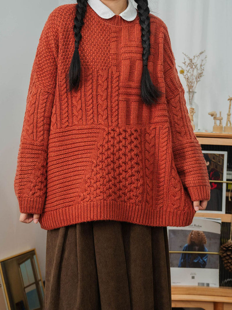 Winter Sweet Knitted Loose Sweater