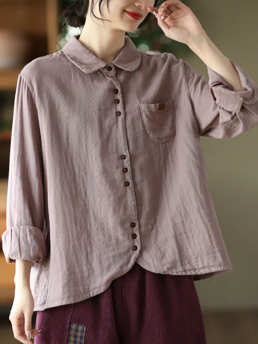 Spring Button Pocket T-shirt