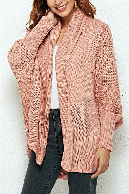 Colbie Dolman Cardigan - Red