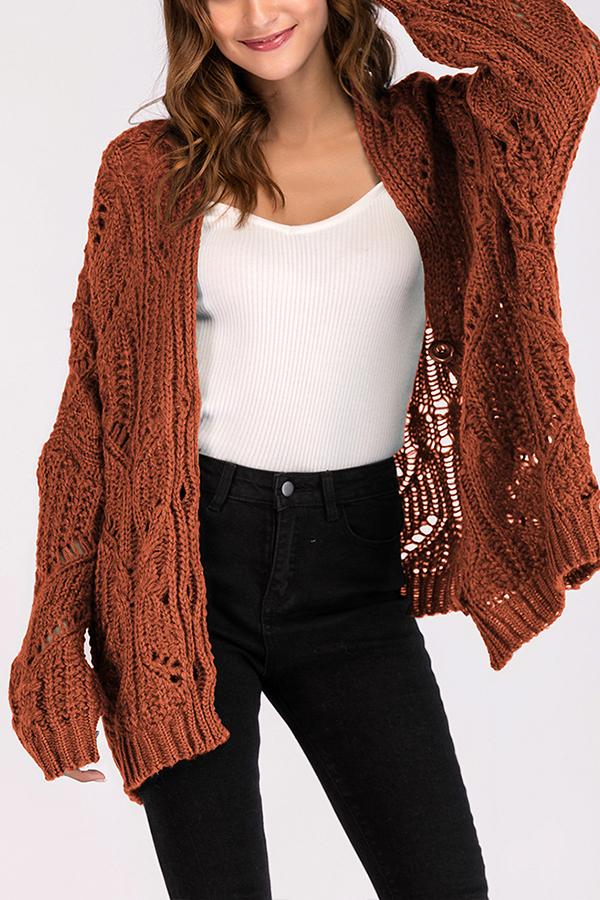 Color V Neck Sweater