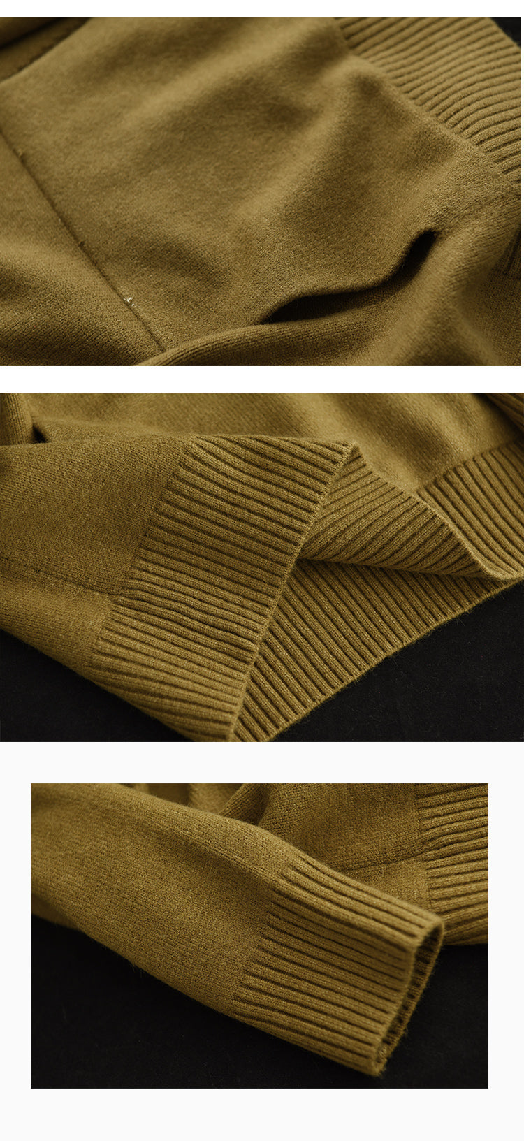 Thick Twist Drawstring Hooded Knit Sweater