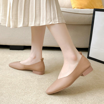 Summer Retro Soft Leather Wedge Shoes (34-40)