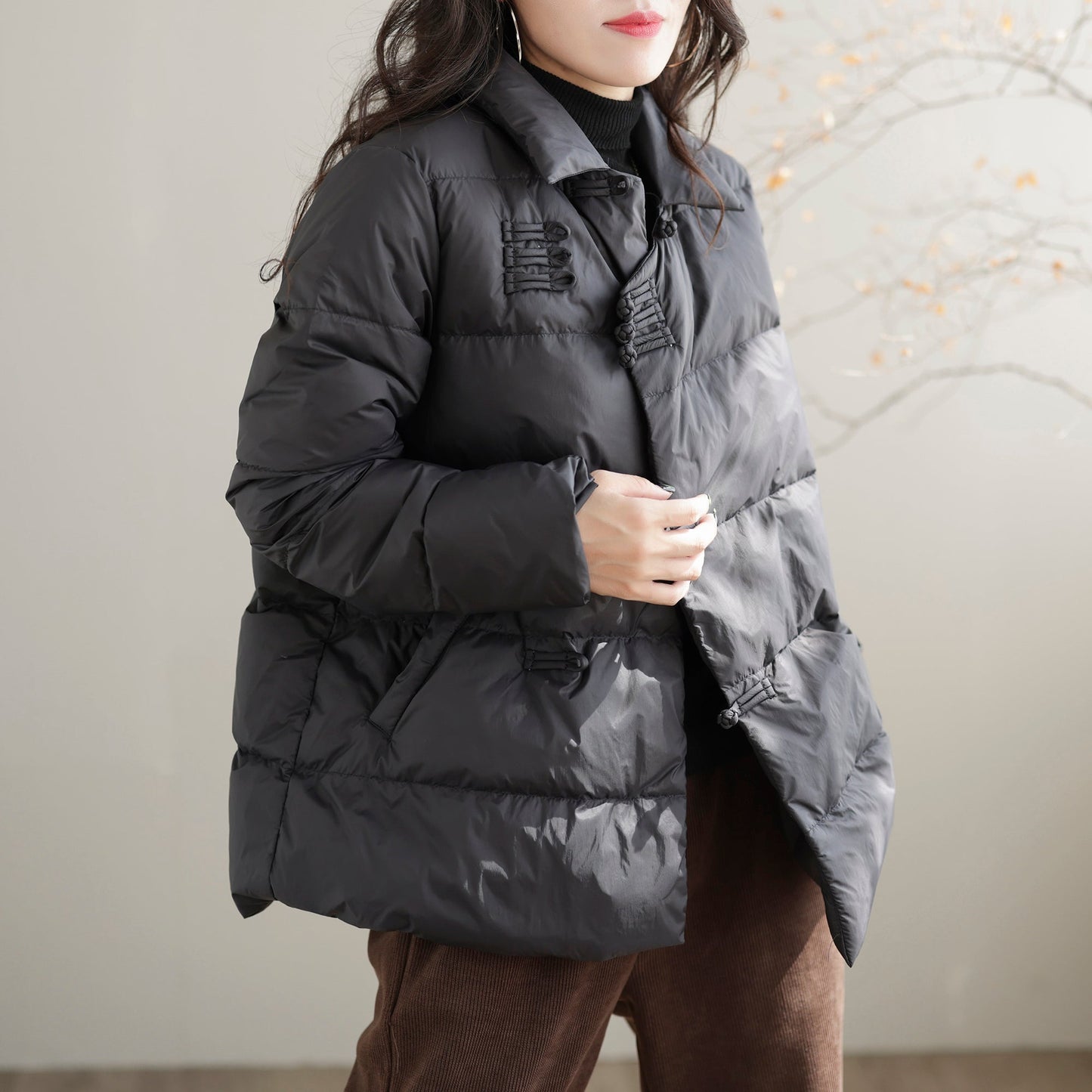 Winter Retro Loose Down Coat