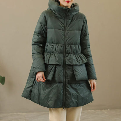 Winter Extra Thick Hoodie Warm Down Coat