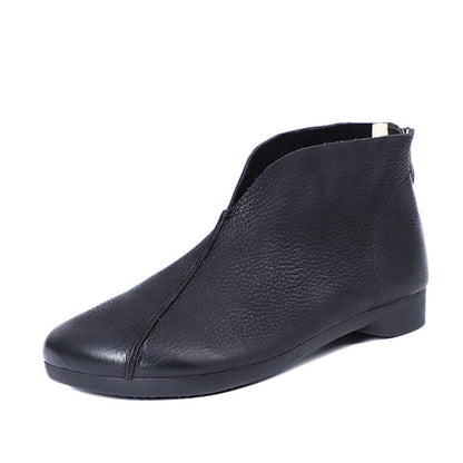 Autumn Retro Soft Leather Shoes