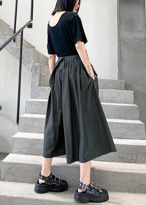 Summer Unilateral Strap Skirt Skirt + T-shirt Two-piece Suit