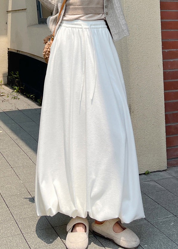 New Dark Grey High Waist Knit a Line Skirts Spring