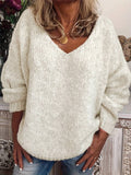 Irina® | Knitted V-neck sweater