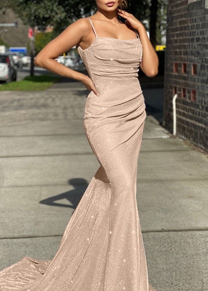 Style Slim Fit Backless Spaghetti Strap Long Dress Sleeveless