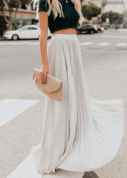 Grey Chiffon Beach Skirts Exra Large Hem Summer