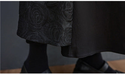 Loose Stitching Design Skirt