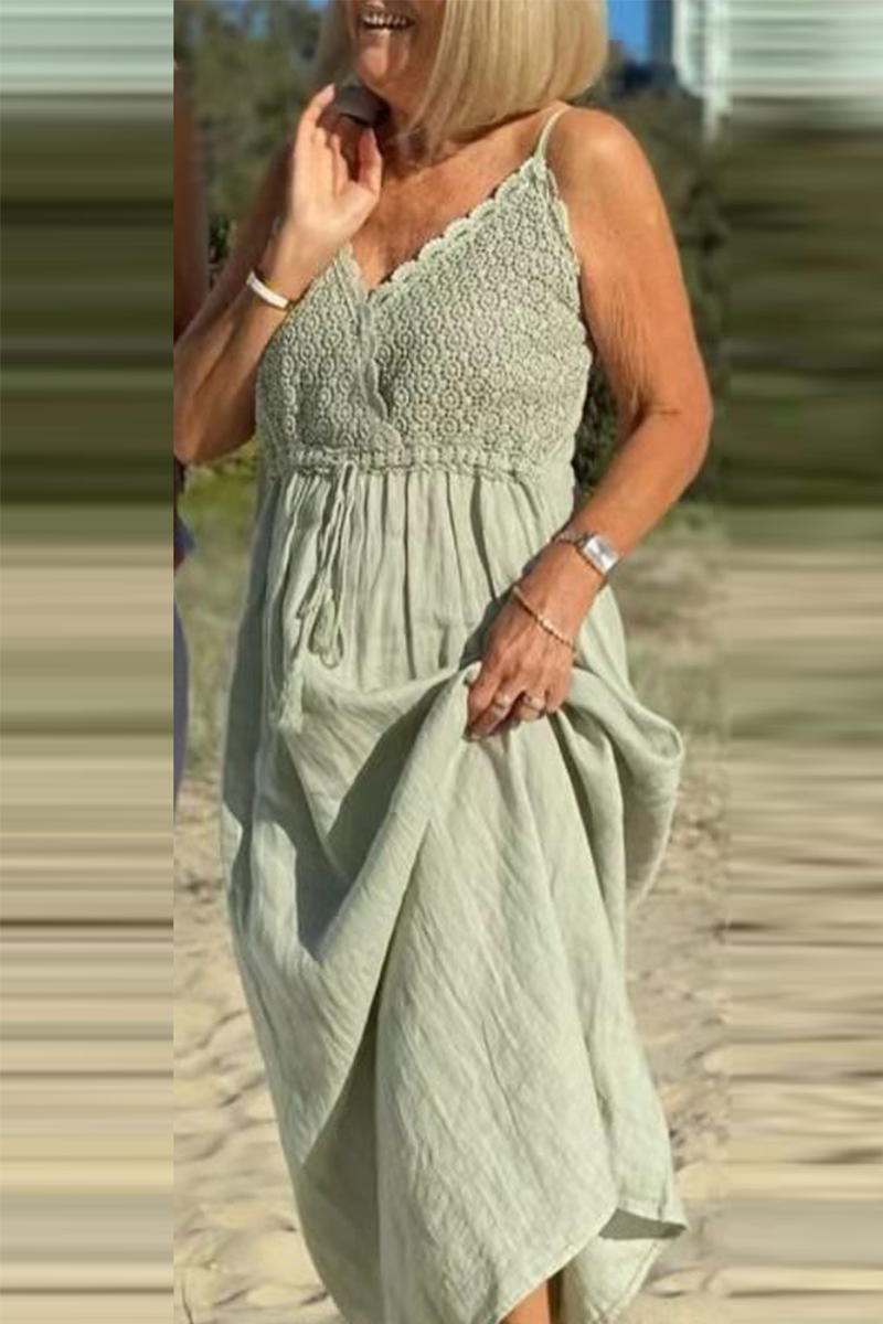 Split Joint Spaghetti Strap Straight Dresses