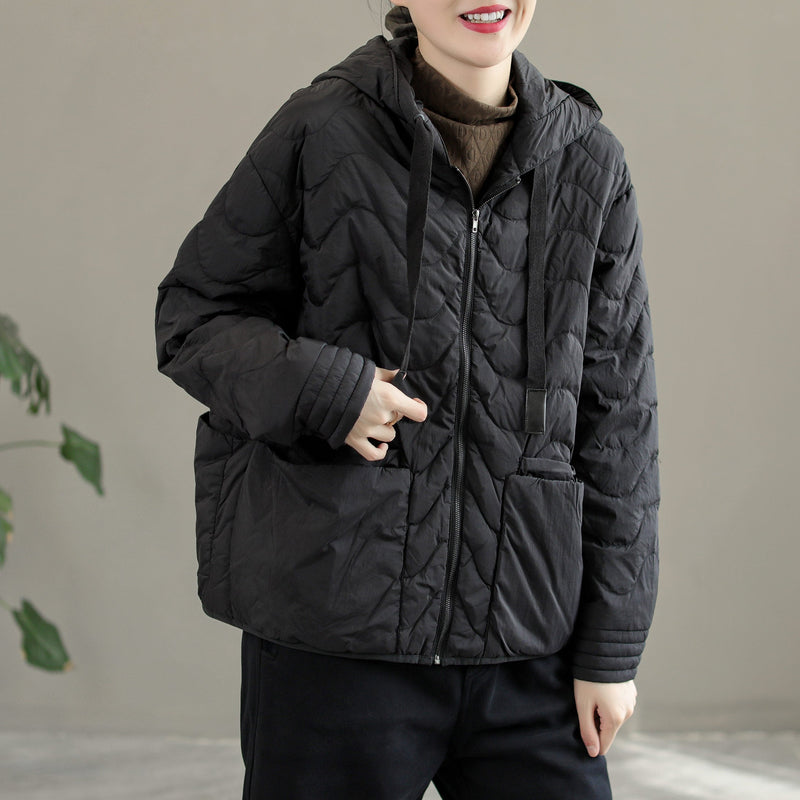 Winter Loose Hooded Down Coat
