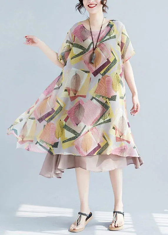 French O Neck Large Hem Clothes Neckline Dresses