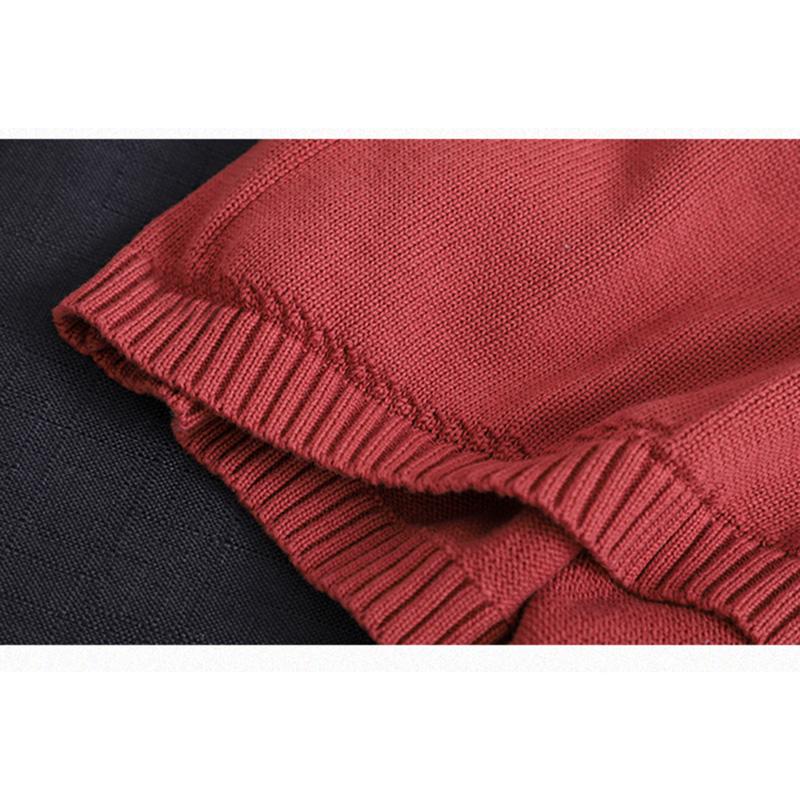 Retro Knitted Pullover Sweater Vest