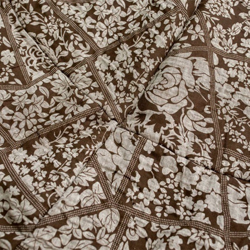 Printed Elastic Waist Skirt