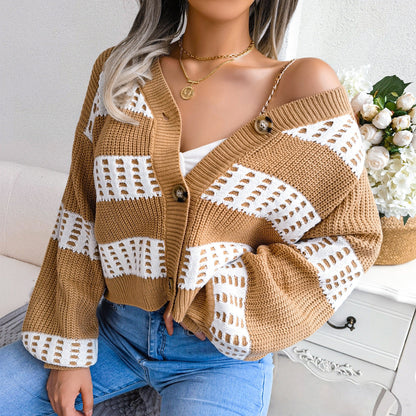 Put It All Together Striped Cardigan