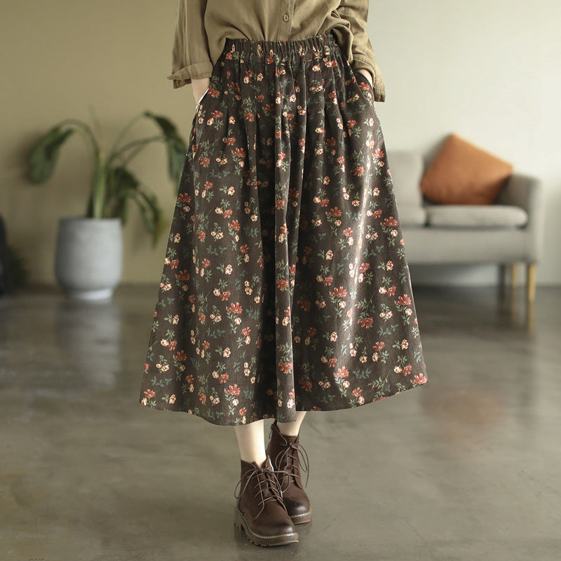 Corduroy Skirt