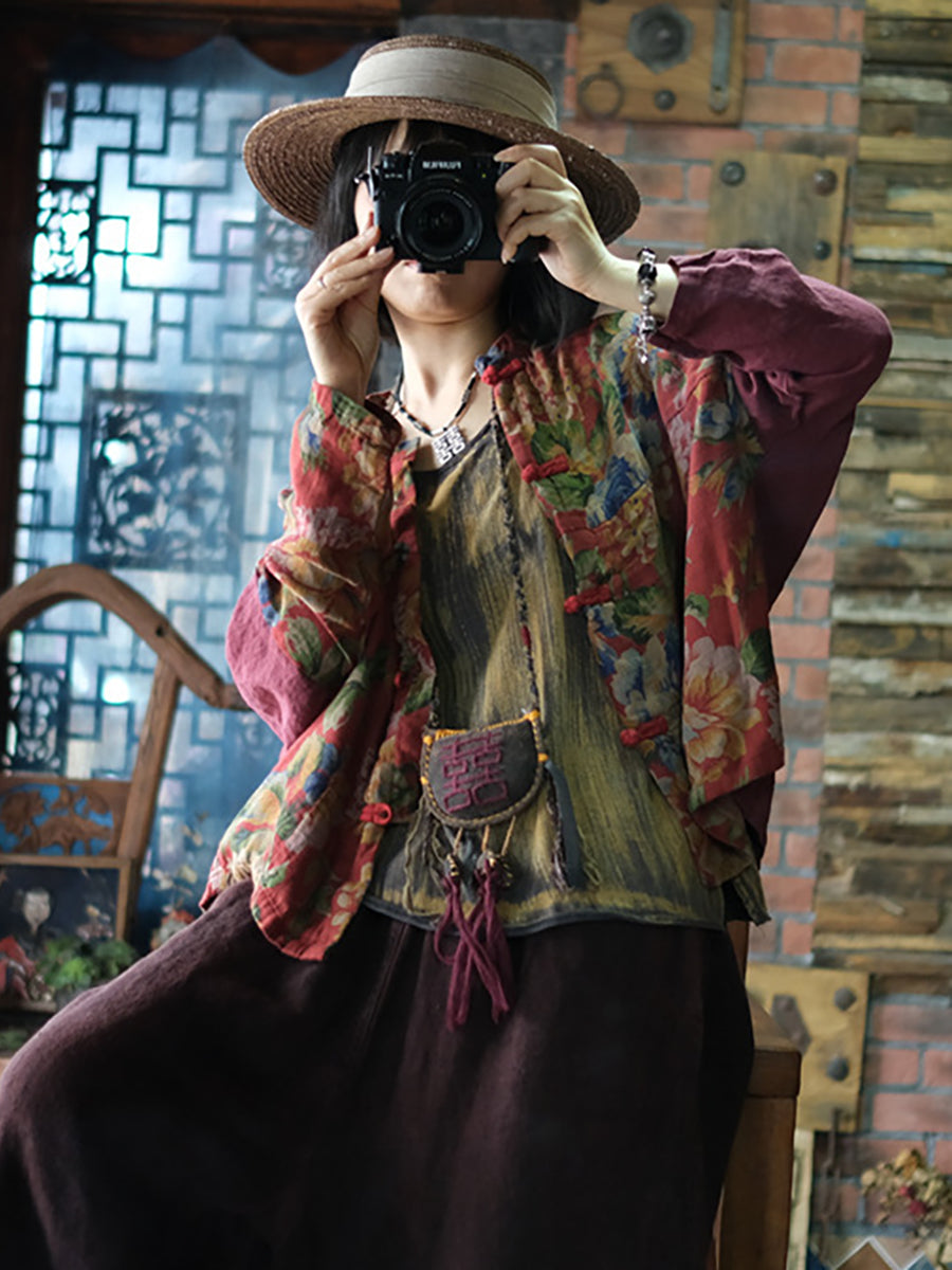 Colorblock Loose Shirt