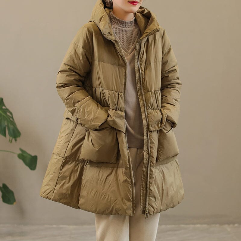 Winter Extra Thick Hoodie Warm Down Coat