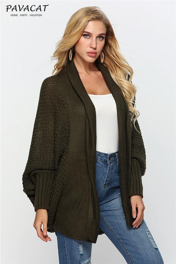 Colbie Dolman Cardigan - Green