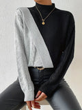 Aurora® | Knitted sweater with contrast