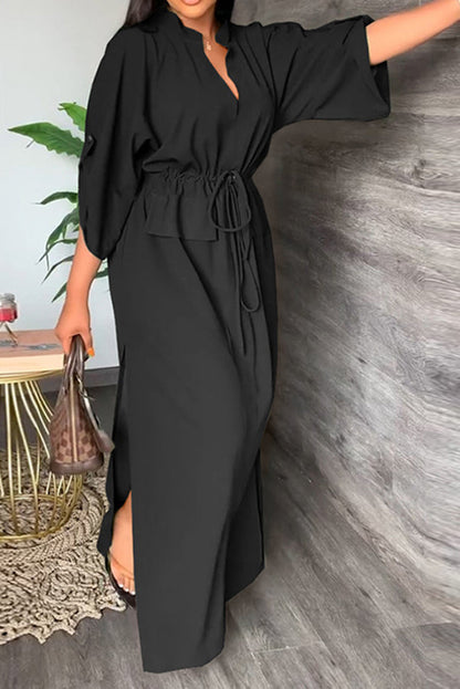 Olivera Elastic Waist Maxi Dress