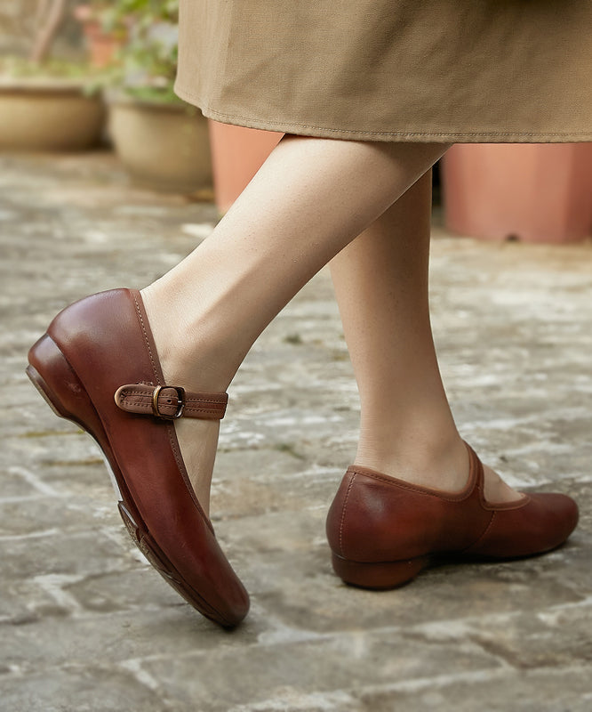 Handmade Grey Cowhide Leather Shoes
