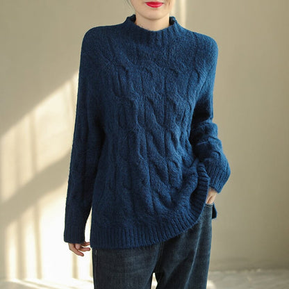 Autumn Winter Loose Knitted Sweater