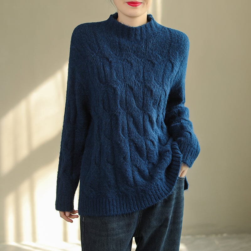 Autumn Winter Loose Knitted Sweater