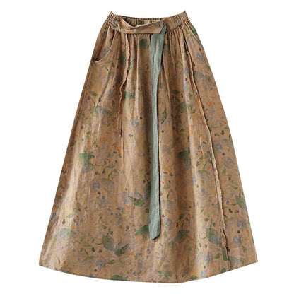 Cozy Linen Skirt