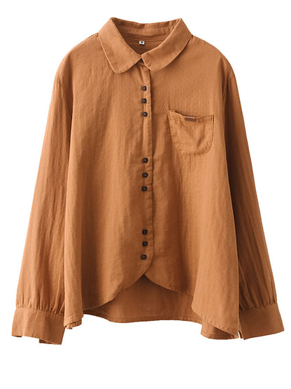 Spring Button Pocket T-shirt